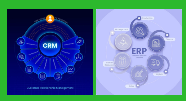 differences between ERP and CRM